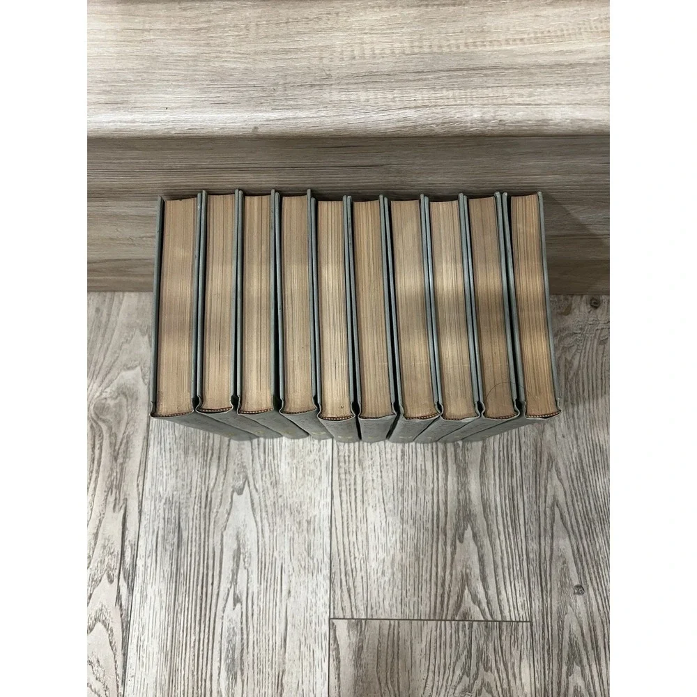 Vintage The Book of Popular Science Complete Volumes 1–10 Hardcover Set Grolier